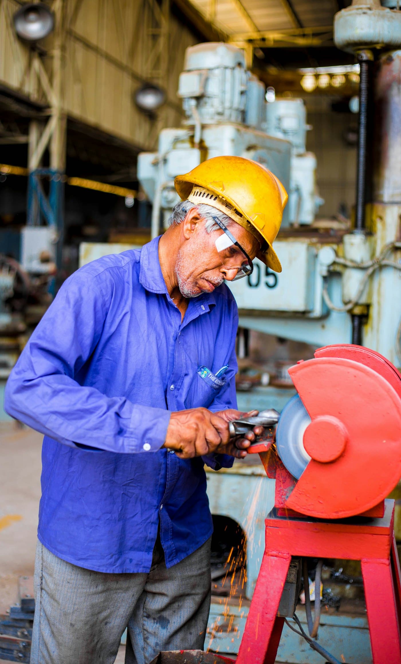 MetalX worker on the factory floor